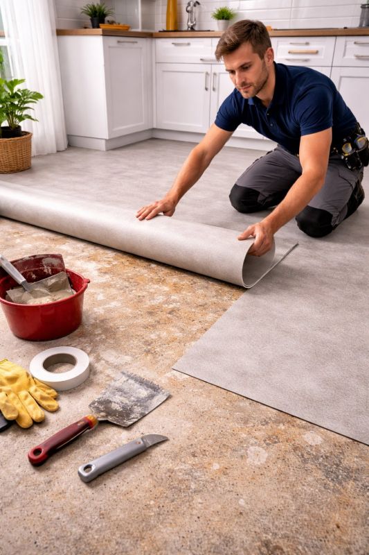 Linoleum Floor Installation in Auburndale, FL